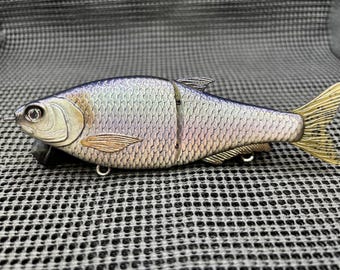 6.3'' Hinkle Shad K.O. in a Blueback Shad pattern