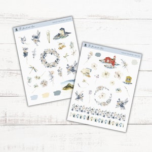 Planner Sticker Deco Kit - Cabin By The Shore - Nautische stickers voor scrapbooking en journaling