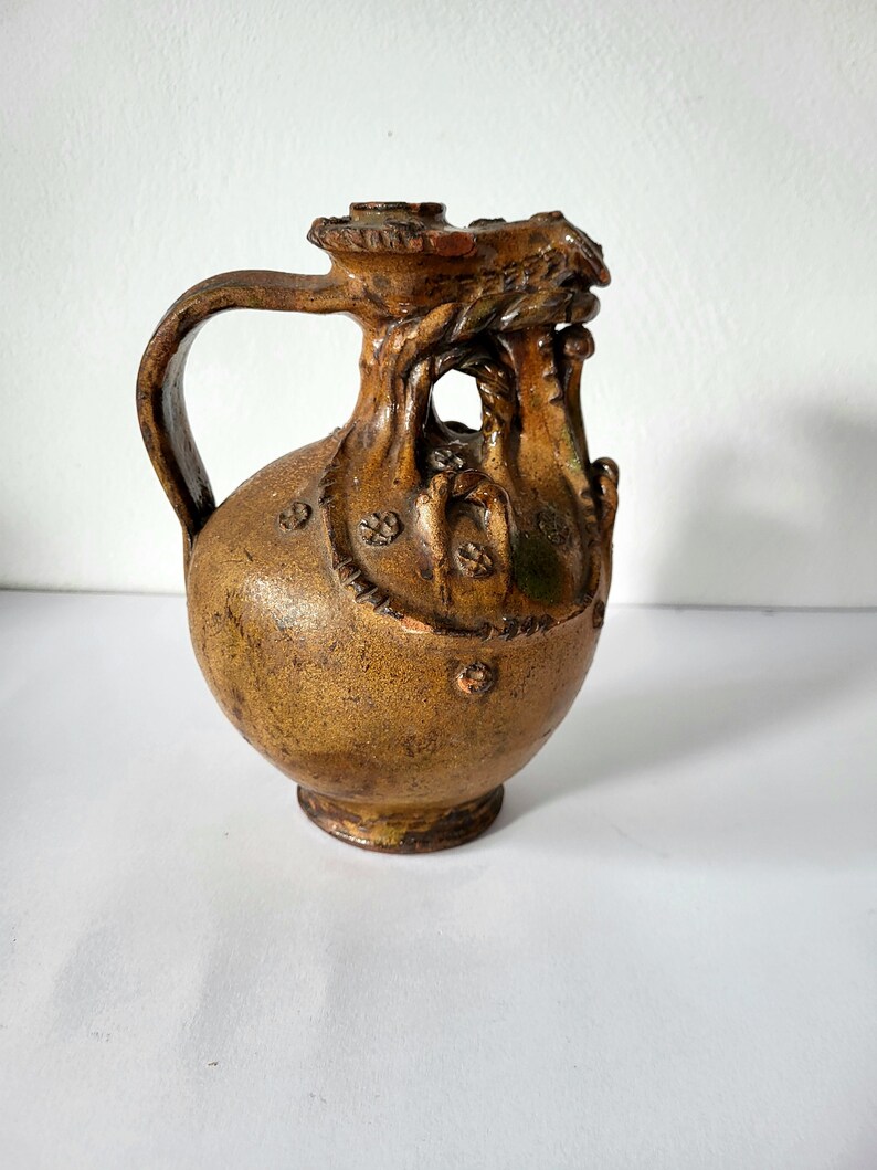 Antique Greek Pottery Greek Ceramic Pitcher for Wine or Raki Etsy