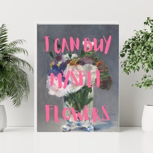 Altered Art Print, Feminist Wall Art, Maximalist Decor, Quirky Prints for Aesthetic Room, Digital Download, Feminist Poster, apartment decor