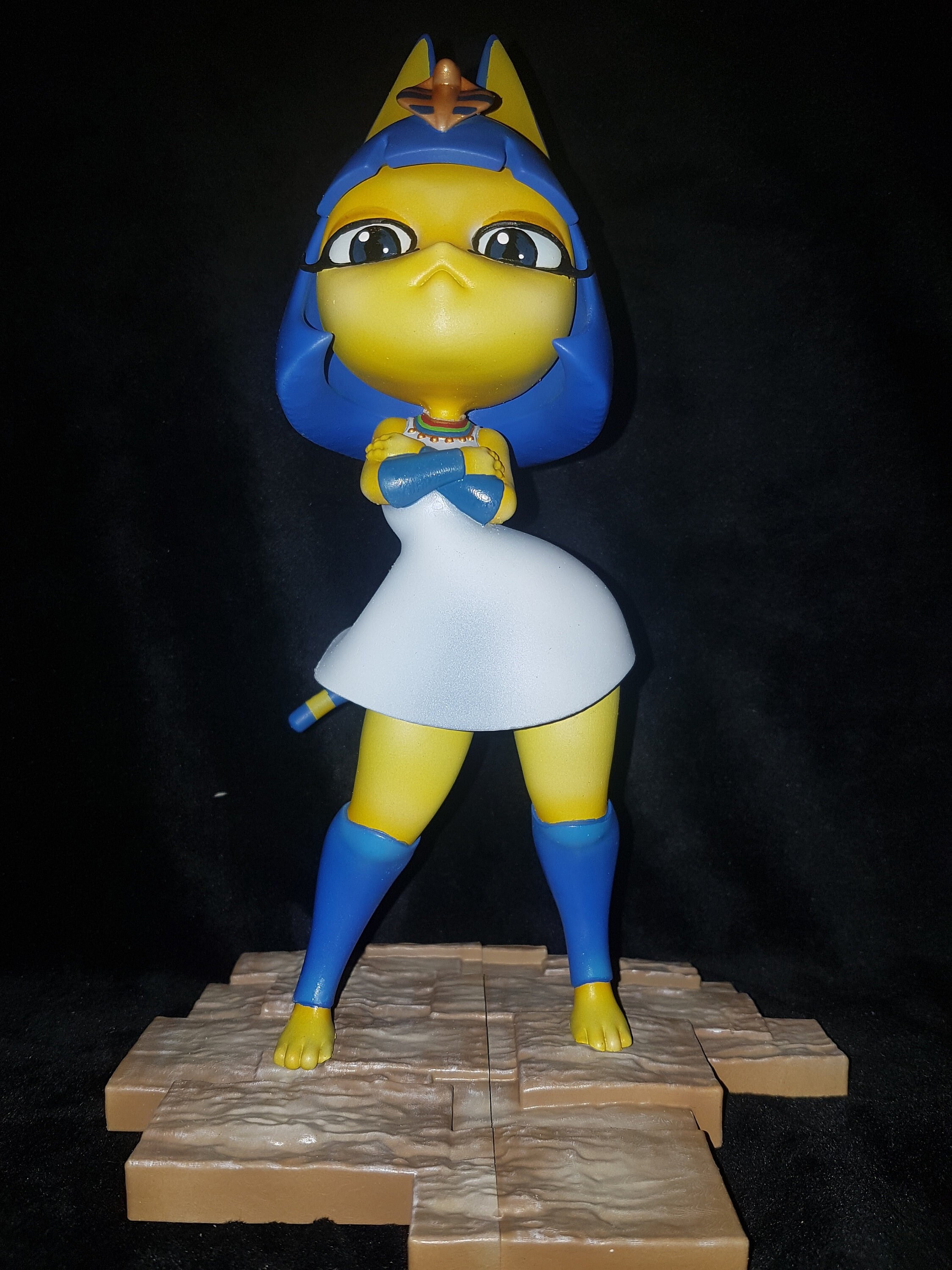 Ankha Animal Crossing Furry 3d Print Paint Commission Figure Etsy