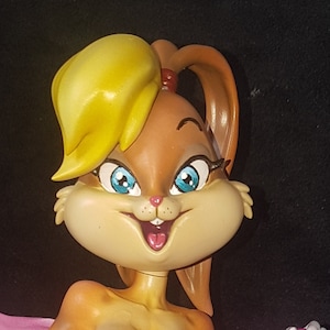 Lola Bunny 3d print + paint commission furry space jam figure model