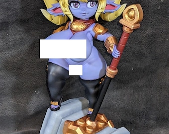 Poppy League of legends mature 3d printed statue Yordle