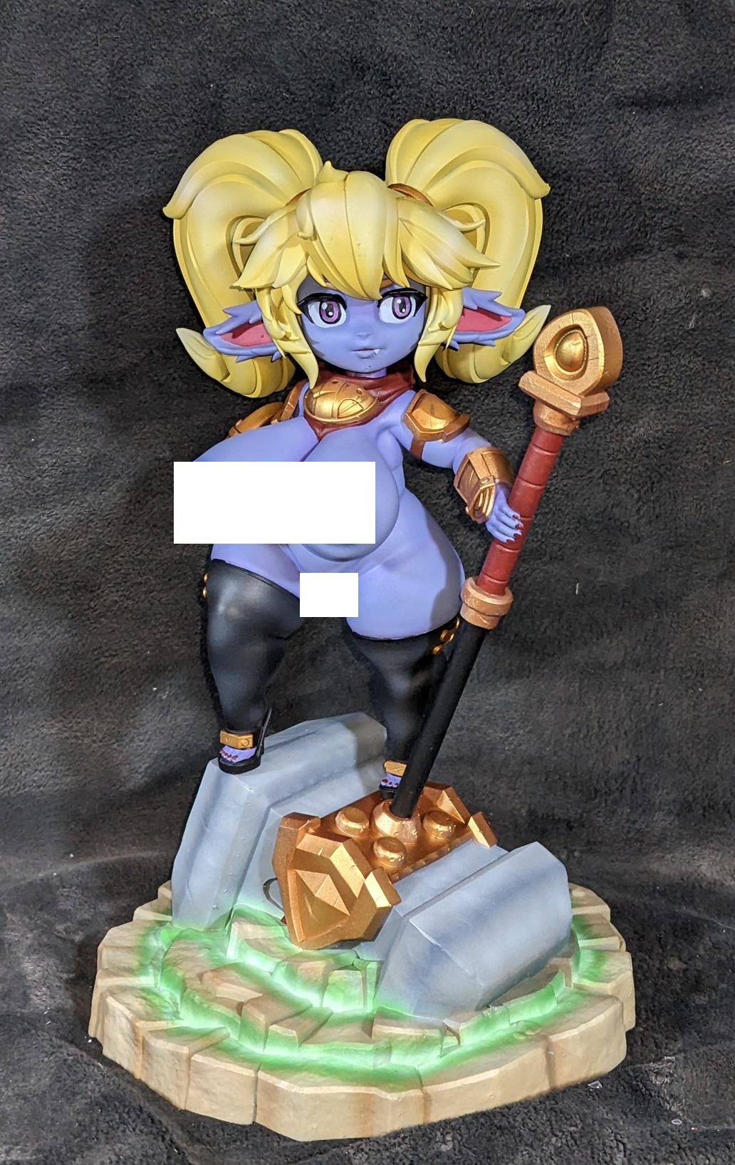 Poppy League of Legends Mature 3d Printed Statue Yordle