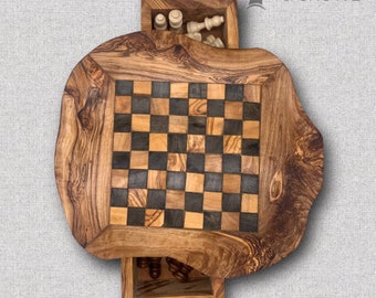 A perfect gift for Kids  - Handmade Chess Board  with pieces-beautifully detailed-unique piece of art for Kids- Appleyard & Crowe