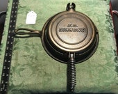 EC Simmons Keen Kutter 8 Cast Iron Waffle Iron VHTF