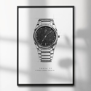 Parmigiani Fleurier TONDA PF | High-Quality Watch Art Prints | Perfect for Watch Enthusiasts and Decor