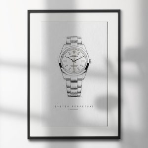 Rolex Oyster Perpetual - M124300 | High-Quality Watch Art Prints | Perfect for Watch Enthusiasts and Decor