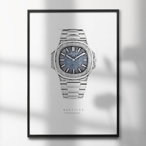 Patek Philippe Nautilus 5711/1A-010 | High-Quality Watch Art Prints | Perfect for Watch Enthusiasts and Decor