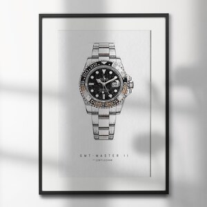 Rolex GMT II 126711CHNR - Root Beer | High-Quality Watch Art Prints | Perfect for Watch Enthusiasts and Decor