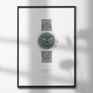 Seiko Alpinist SARBO17  | High-Quality Watch Art Prints | Perfect for Watch Enthusiasts and Decor