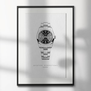 Rolex Oyster Perpetual  | M124200 | High-Quality Watch Art Prints | Perfect for Watch Enthusiasts and Decor