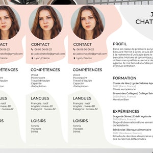 Fully Editable Curriculum Vitae Template Éva Template WORD Version ...