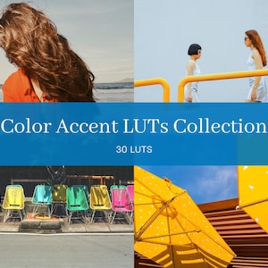 Color Accent LUTs Collection | Photo and Video Editing LUTs