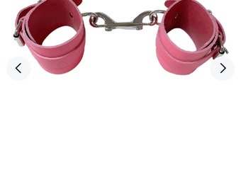 Beautiful leather ankle cuffs