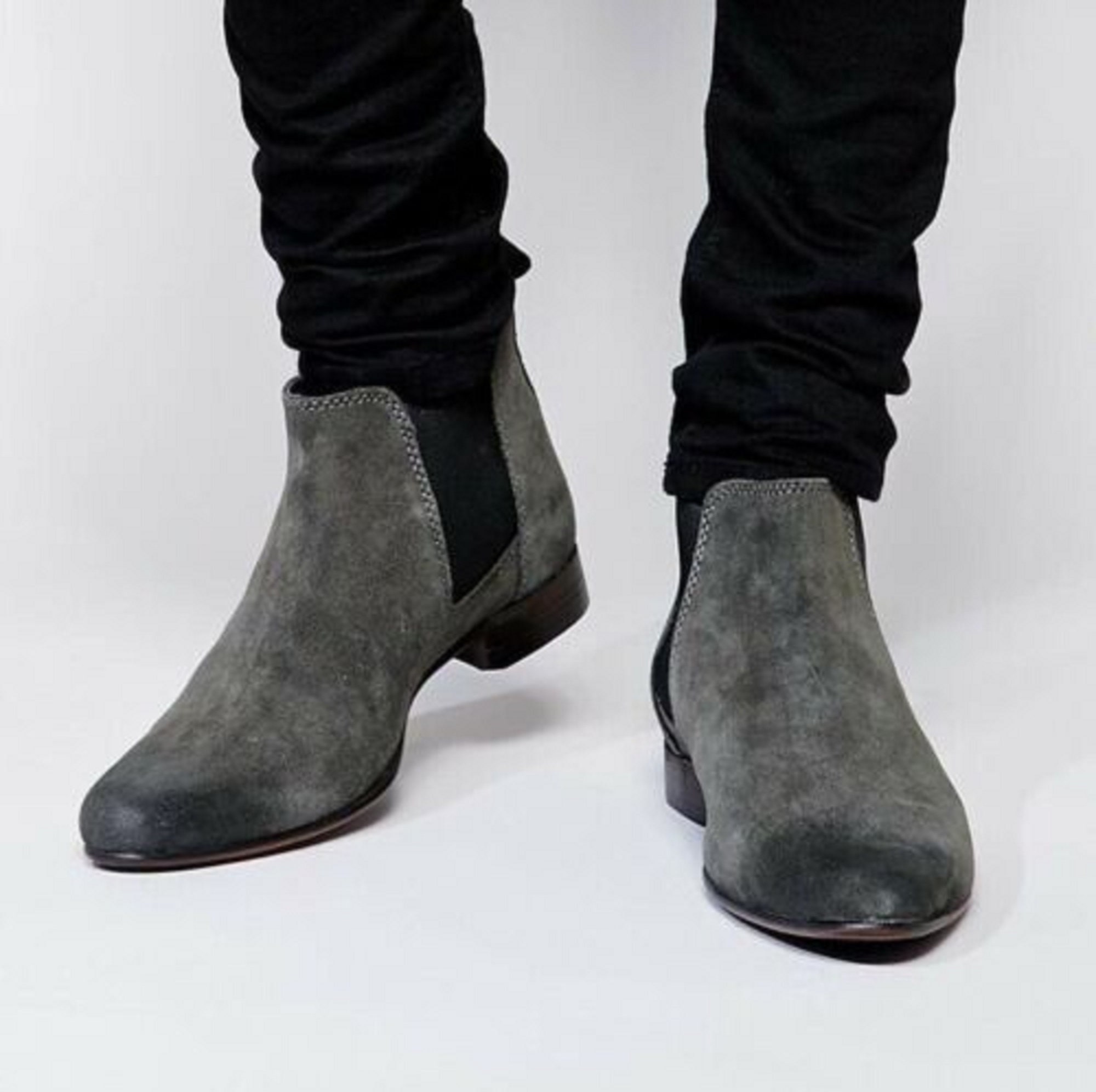 Grey Ankle Boots - Etsy Ireland