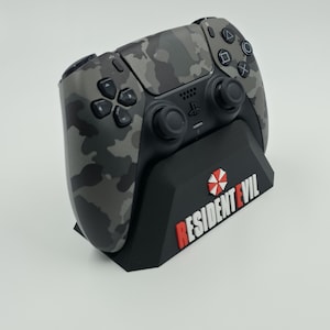 Resident Evil Edition PS5 Controller Stand - Umbrella Corp / Biohazard Design - 3D Printed