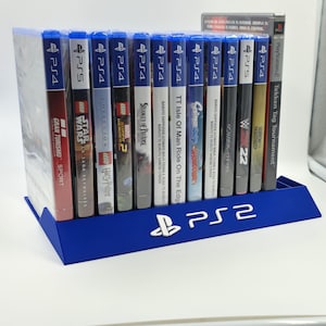 Sony PlayStation 2 (PS2) Game Display Stand -8 to 19 Slots - 3D Printed