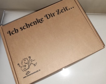 The little second give the gift of time box (empty box/3 pieces) - gift of time, give the gift of time, give the gift of time idea, original gift packaging