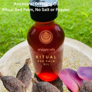 Ritual Red Palm Oil – Ancestral Offerings, Hoodoo, Protection Work