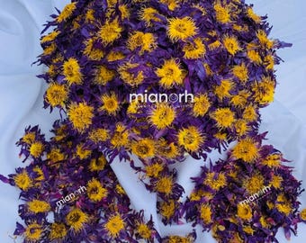 Flores enteras de loto azul / Hierba sagrada para el trabajo con los sueños, la meditación y los rituales.