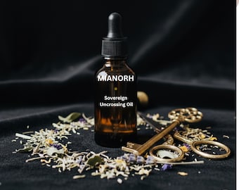 Sovereign Uncrossing Ritual Oil: Release Energetic Cords & Restore Clarity