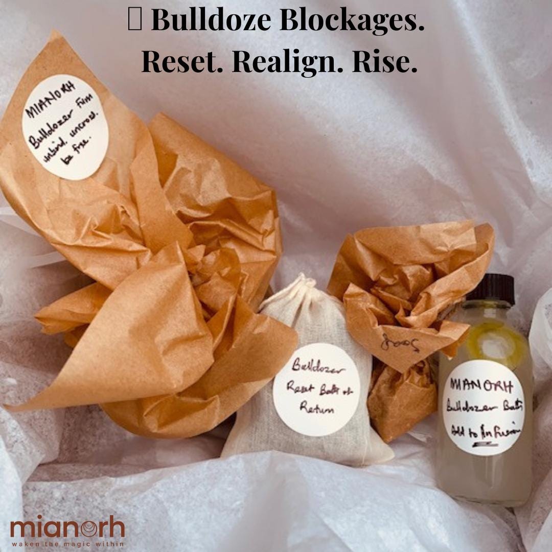 Spiritual Cleansing Ritual Kit — Bulldozer Energy Clearing for Release ...