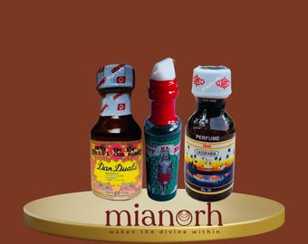 African Ritual Perfume Oil Set, Love, Attraction, Prosperity