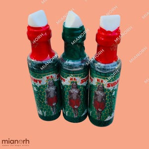 Bintou Sudan Perfume Oil | Bint El Sudan | Red & Green Sleeve – African Spiritual Oil for Good Luck, Favor, Attraction, and Mercy