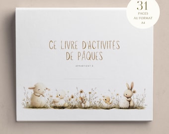 Easter Activity Book for Kids: Montessori Printable (PDF)