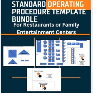Table Setup Sop Standard Operating Procedure Templates Bundle (restaurant/family ...