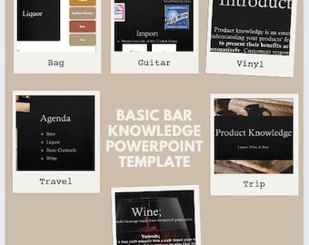 Podstawowa wiedza barmańska dla personelu restauracji Szablon prezentacji Powerpoint