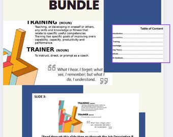 Train The Trainer Bundle Template (Restaurant Training/Management Tools)