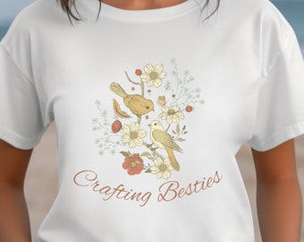 Crafting Friends Shirt, Better together Tshirt, Craft Show Tee, Crafts BFF Shirt, Creative Memories, Crafty Girls, Crafty Mom