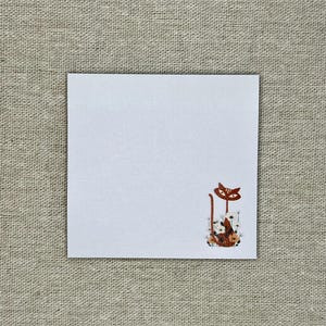 Notatki samoprzylepne Atomic Cat, artykuły piśmiennicze Ginger Cats, notatnik w stylu retro z połowy XX wieku