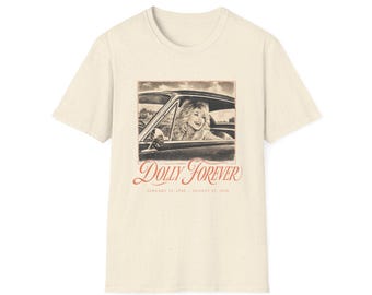Dolly Forever T-shirt | Vintage Dolly Parton autoportret