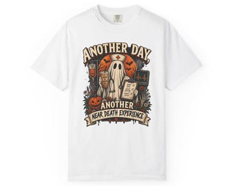 Verpleegkundig shirt | Halloween T-shirt met spookachtige, duistere humor | Cadeau voor IC-verpleegkundigen