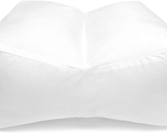 Between The Knees Pillow Square Hypoallergenic Knee Positioning Wedge Pillow