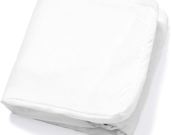 U Sleep Pillow Cover with Cooling Designed to Fit on U Shaped Side Sleepers and Neck Pain Relief Pillows  White