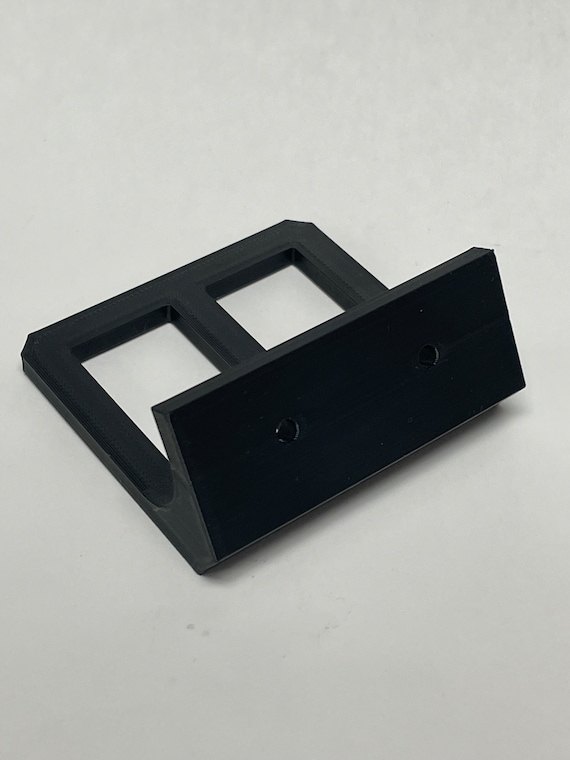 2-Gang Rocker Switch Mounting Bracket For Under Dash Installation - Universal Fit