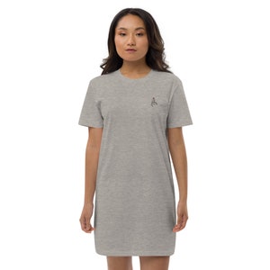 korean style t shirt dress Oversized Knee-Length T-shirt Dress