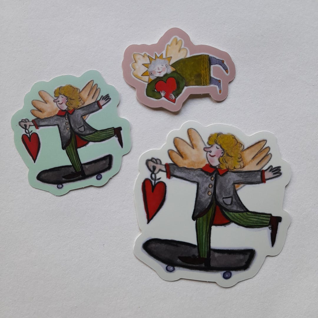 Angel Reece Sticker Angel, Sticker Set of 3 - Etsy
