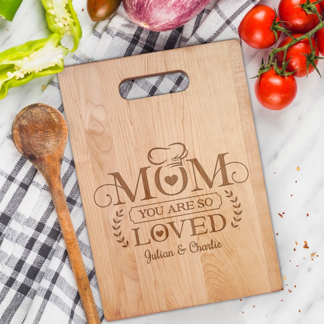 Mother's Day Cutting Board, Personalized Cutting Board You Are so Loved