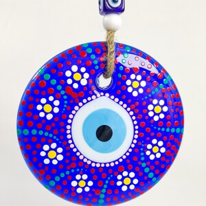 Evil Eye Nazar Amulet Wall Decoration Wall Hanging Flower - Etsy