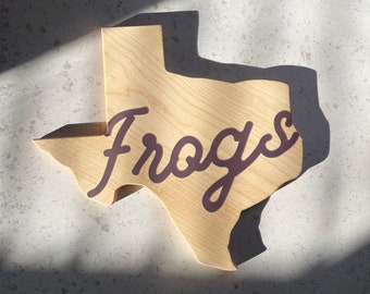 TCU Maple & Resin Charcuterie Board | Officially Licensed | Perfect for Game day, Weddings, graduation, housewarming, or holiday gift