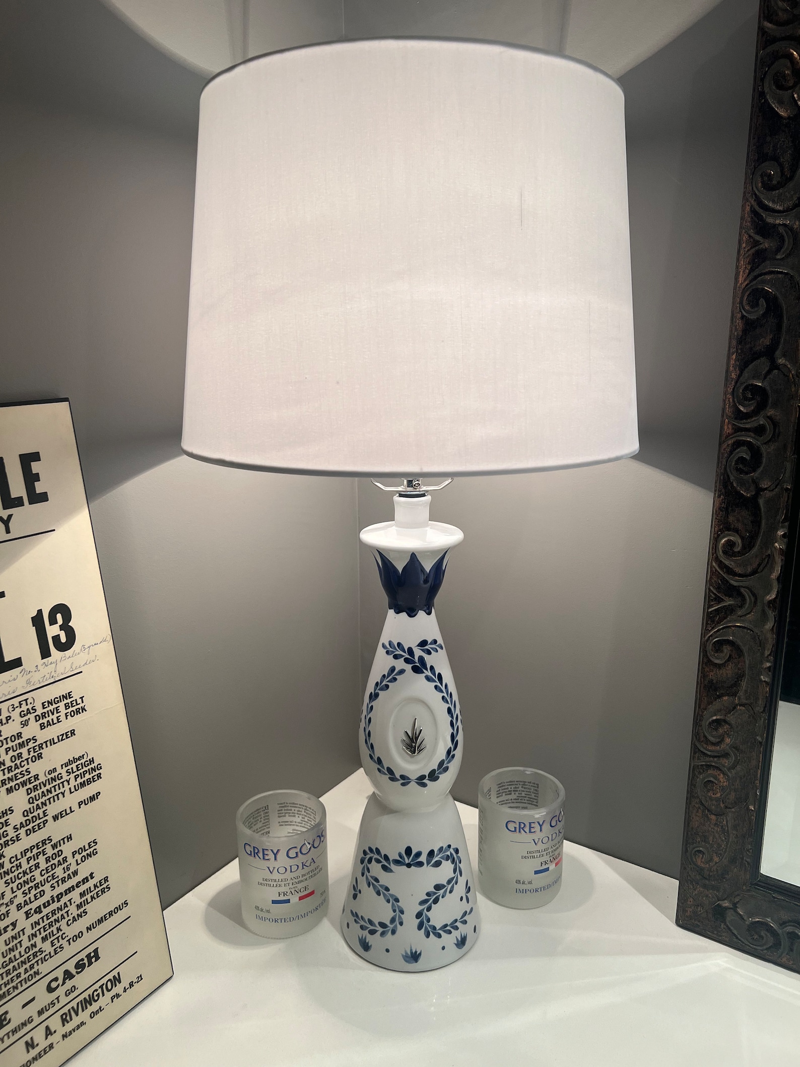 Personalized Lamp With Picture Personalized Photo Round Flat Bottle Light, Memorial Light I Quantity Breaks Pc