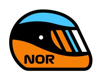 Lando Norris NOR Helmet