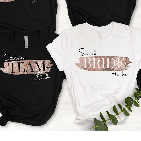 Bride T-Shirt I JGA T-Shirt I Team Bride I Desired Name/Hen Party I Bridesmaids T-Shirt/Hen Party/Hoodie