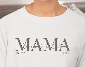 MOM T Shirt Personalized | DAD Tshirt | gift | Father&#39;s Day | birthday| birth | dad | family | hoodie/sweatshirt