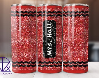 Glitter Crayon Tumbler